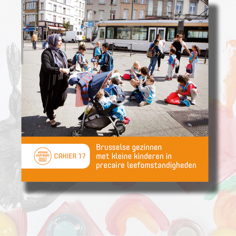 Cover cahier Brusselse gezinnen met kleine kinderen in precaire leefomstandigheden